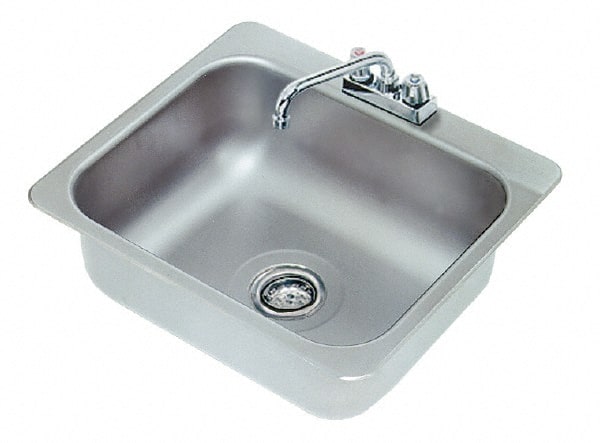 Advance Tabco DI-1-208 Drop-In Sink: Stainless Steel 