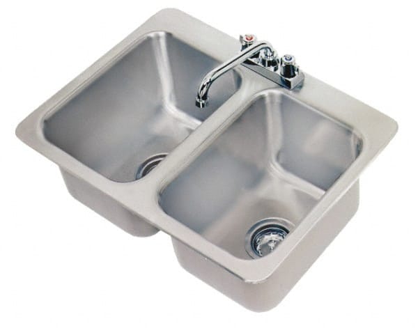 Advance Tabco DI-2-10 Drop-In Sink: Stainless Steel 