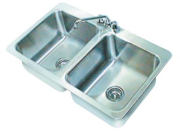 Advance Tabco DI-2-1410 Drop-In Sink: Stainless Steel 