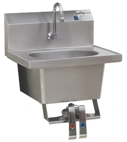 Eagle MHC HSA-10-FK Hands-Free Hand Sink: Stainless Steel 