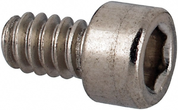 Value Collection R56000550 Hex Head Cap Screw: #4-40 x 3/16", Grade 316 Stainless Steel Image