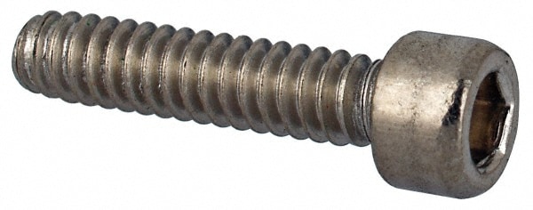 Value Collection R56000560 Hex Head Cap Screw: #4-40 x 1/2", Grade 316 Stainless Steel Image