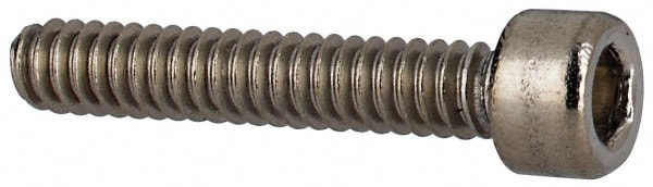 Value Collection R56000562 Hex Head Cap Screw: #4-40 x 5/8", Grade 316 Stainless Steel Image