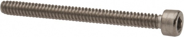 Value Collection R56000636 Hex Head Cap Screw: #6-32 x 1-1/2", Grade 316 Stainless Steel Image