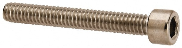 Value Collection R56000670 Hex Head Cap Screw: #8-32 x 1-1/4", Grade 316 Stainless Steel Image