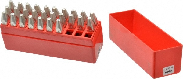 Top Import Heavy-Duty Stamp Set: 1/8" Character, 27 pc