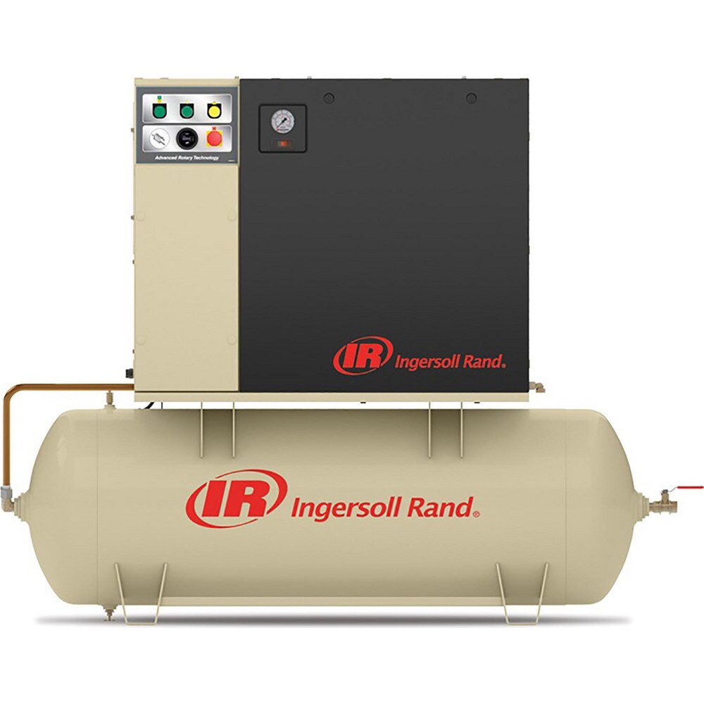 Stationary Electric Air Compressors; Compressor Style: Simplex ; Input Voltage: 460 ; Frequency: 460 ; Phase: 3 ; Tank Style: Horizontal ; Tank Size: 80.00