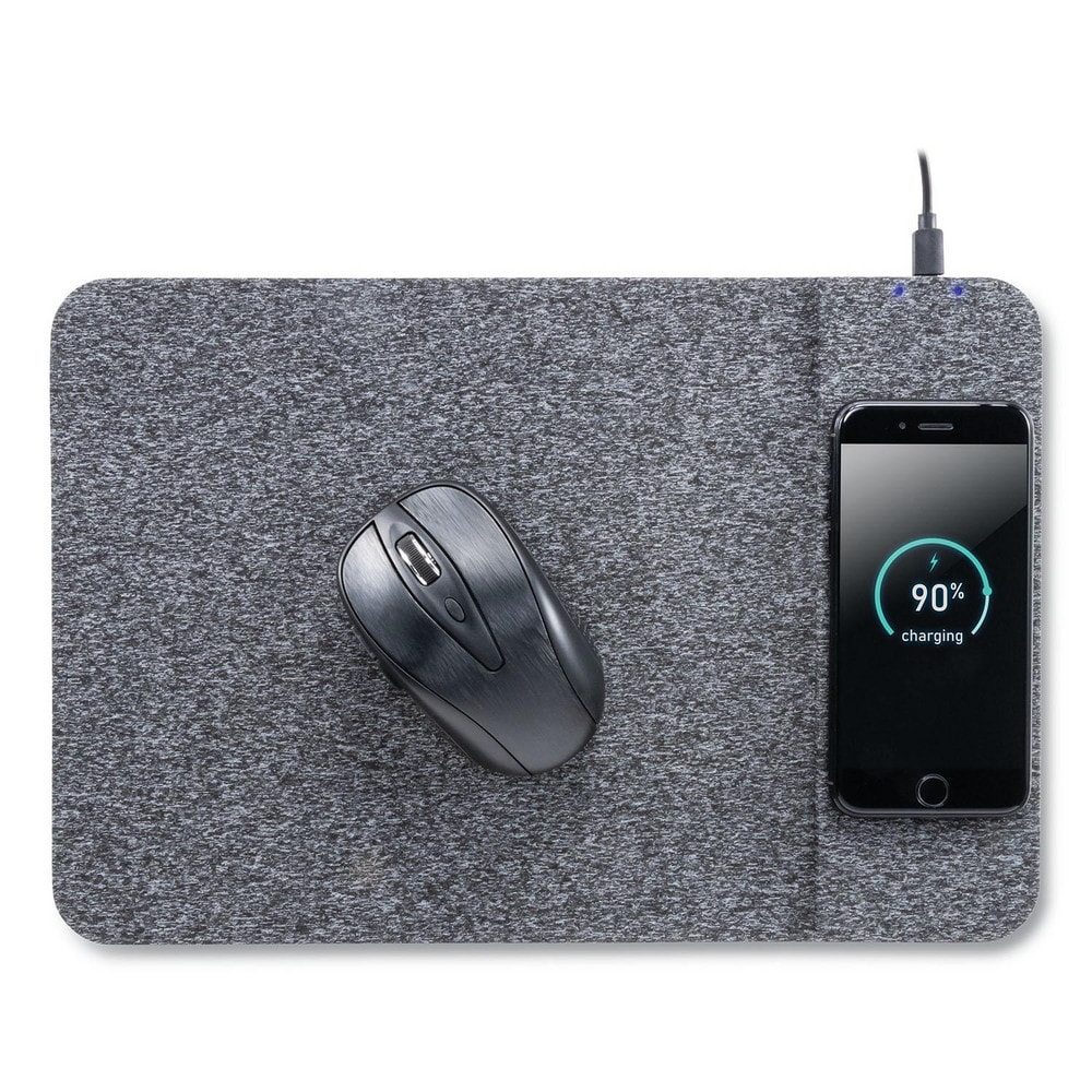 Powertrack Wireless Charging Mouse Pad, 13 x 8.75, Gray Powertrack Wireless Charging Mouse Pad, 13 x 8.75, Gray