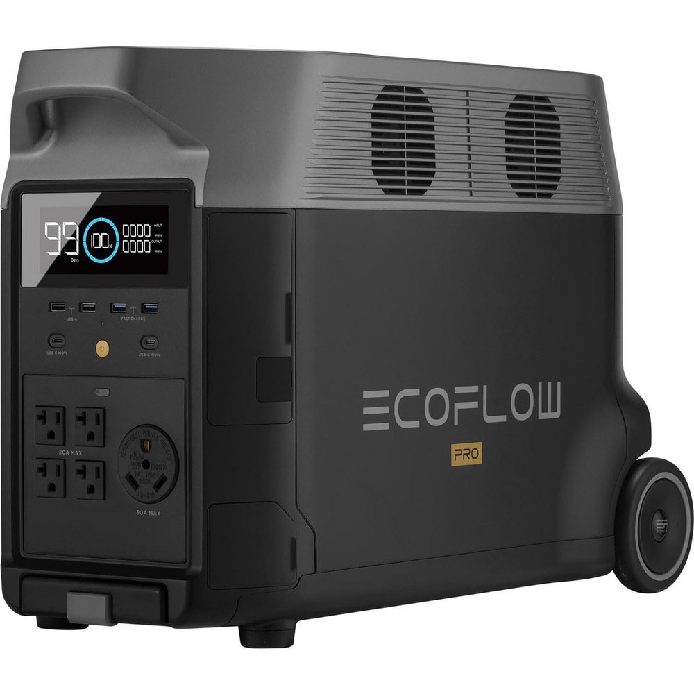 EcoFlow Portable Power Generator Electric, 4,500W MSC Industrial