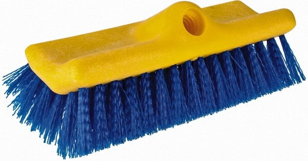 Scrub Brush: 10-1/2" Brush Width, Polypropylene Bristles