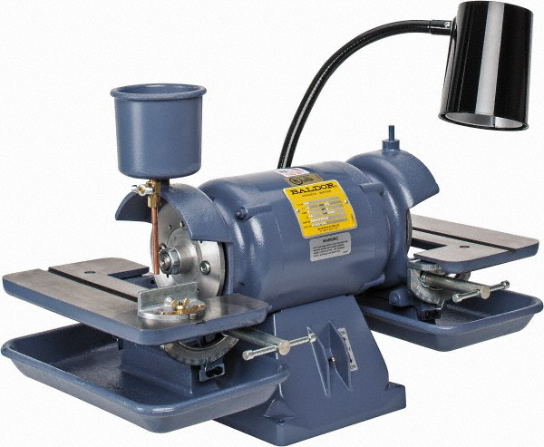Bench Grinder: 6" Wheel Dia, 1-1/4" Arbor Hole Dia - 115 V, 1 Phase, 1" Wheel Thickness, 3,600 Max RPM