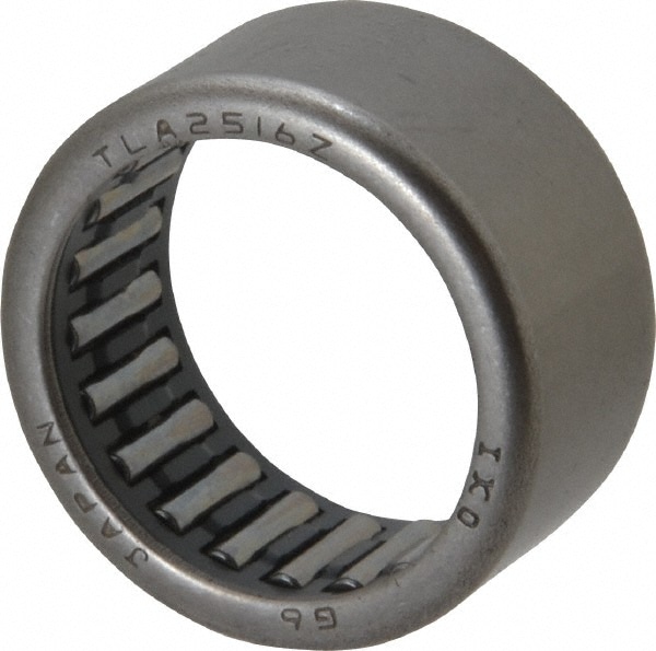 Needle Roller Bearing: 0.984" Bore Dia, 1.26" OD, 0.63" OAW