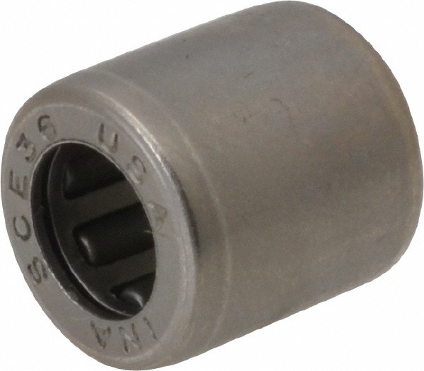 Needle Roller Bearing: 0.187" Bore Dia, 0.344" OD, 0.375" OAW