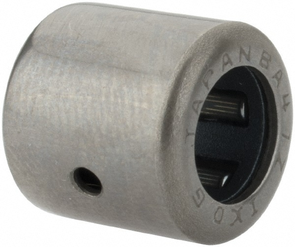 Needle Roller Bearing: 0.25" Bore Dia, 0.437" OD, 0.437" OAW