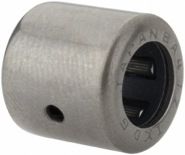 Needle Roller Bearing: 0.25" Bore Dia, 0.437" OD, 0.437" OAW