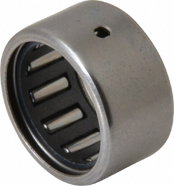 Needle Roller Bearing: 0.5" Bore Dia, 0.687" OD, 0.375" OAW