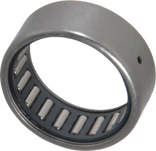 Needle Roller Bearing: 1" Bore Dia, 1.25" OD, 0.5" OAW