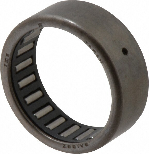 Needle Roller Bearing: 1.125" Bore Dia, 1.375" OD, 0.5" OAW