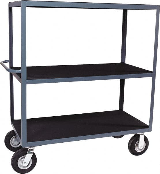 Jamco - Service Utility Cart: 35″ OAH, Steel, Gray - 30771018 - MSC  Industrial Supply