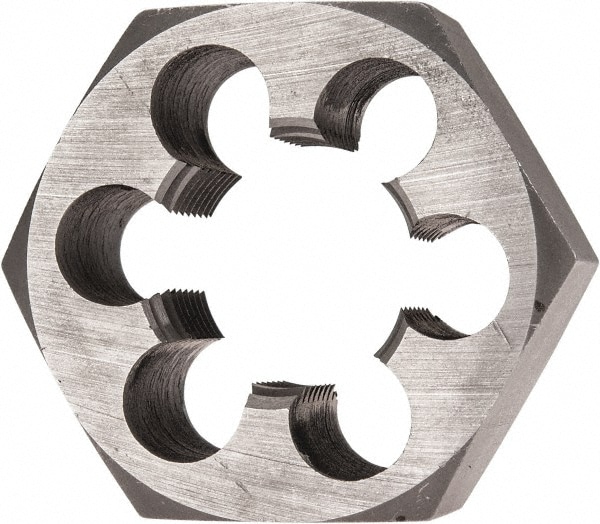 Value Collection 365-1110 Hex Rethreading Die: 1-3/16 - 10 Thread, 1" Thick, Right Hand, Carbon Steel Image