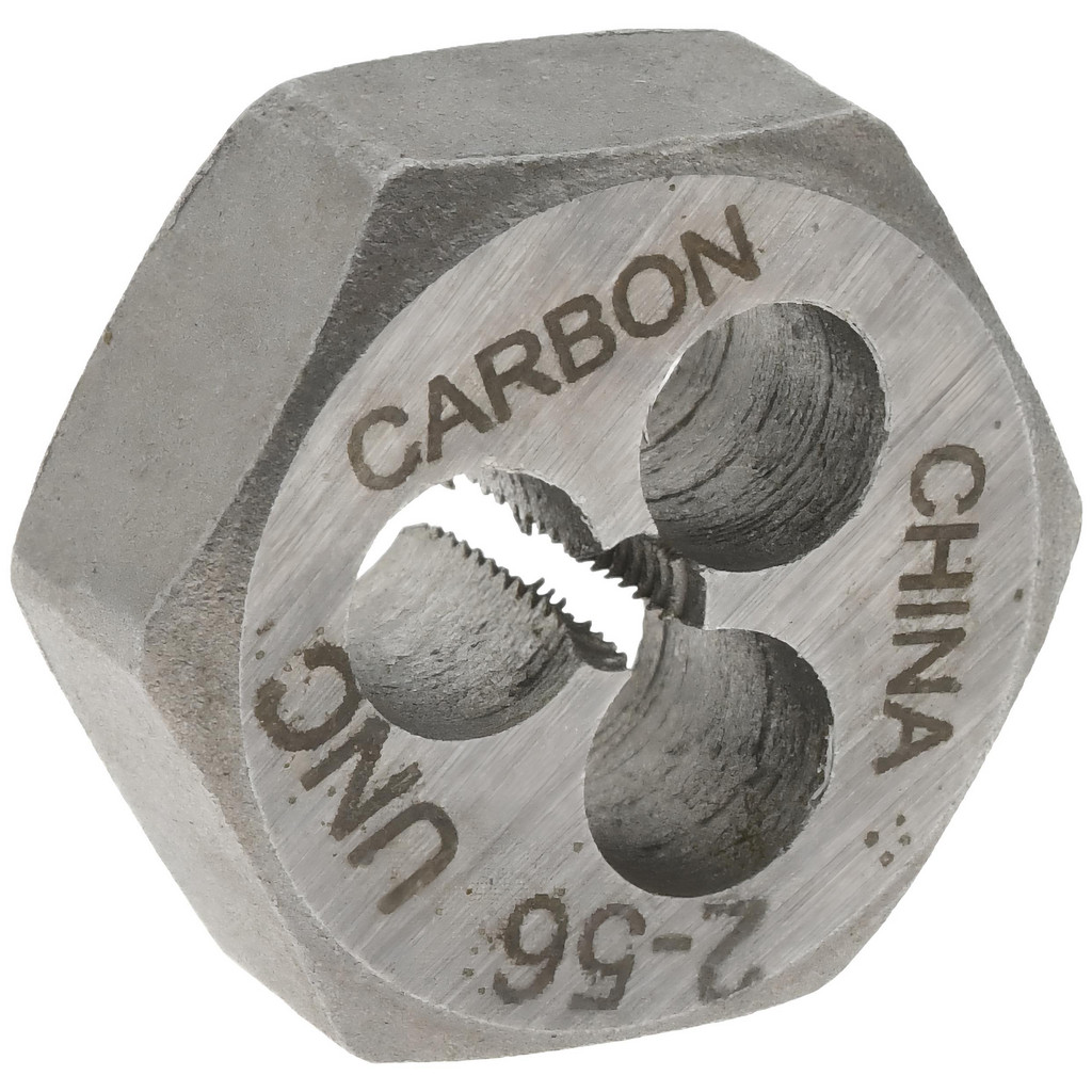 thumbnail image 2 of 1/2-13 Hex Die - Right Hand Rethreading Die In Carton Steel For Bolt & Screw Thread Repair 2 of 11