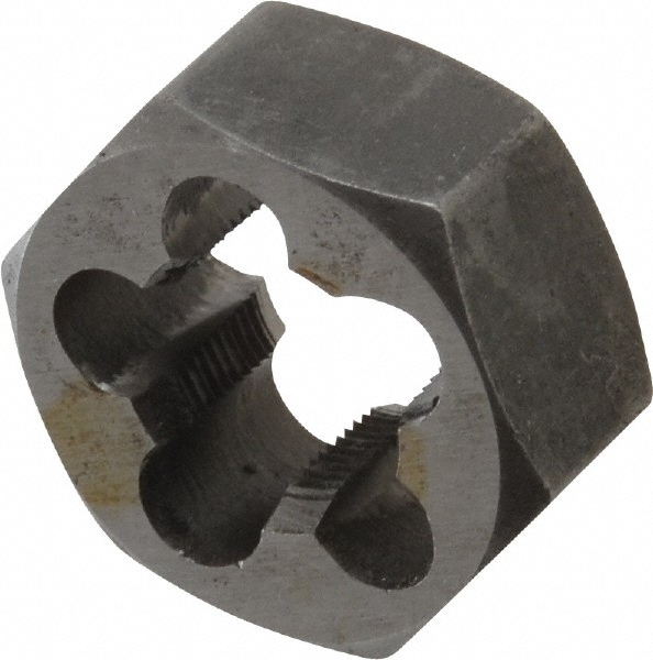 Value Collection 365-1049 Hex Rethreading Die: 9/16-32 Thread, Right Hand, Carbon Steel Image