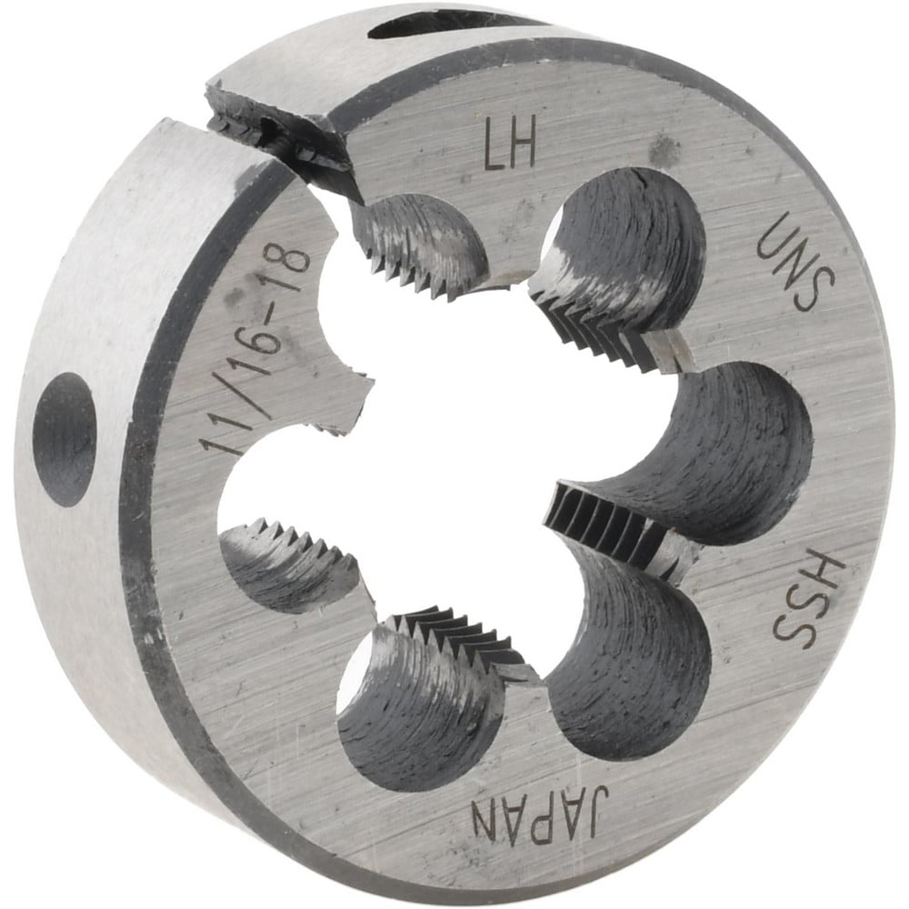 Round Die: 1-1/2-14, High Speed Steel