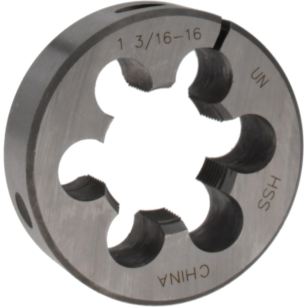 Round Die: 1-3/16-16, High Speed Steel