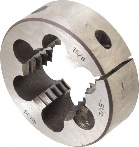 Value Collection 84035445 Round Die: 1-5/8-5-1/2, 3" OD, High Speed Steel Image