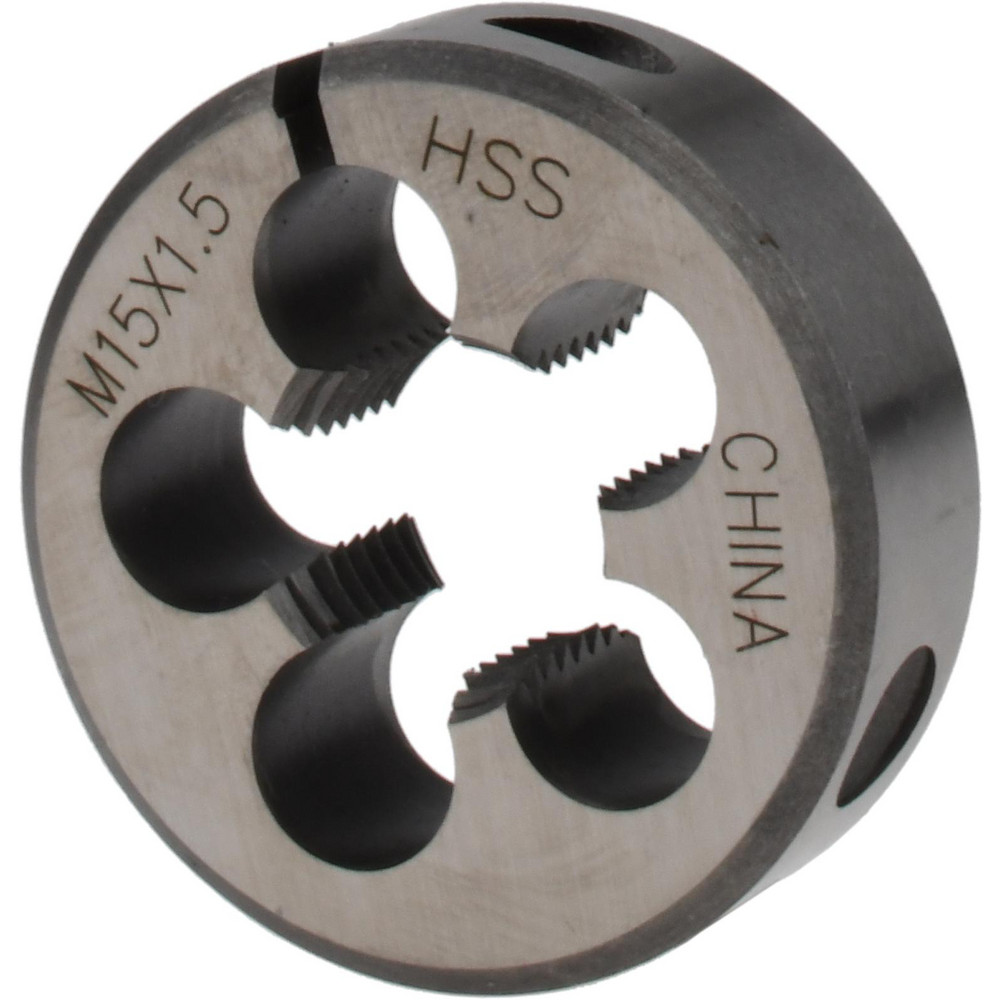 Round Die: M15x1.5, High Speed Steel
