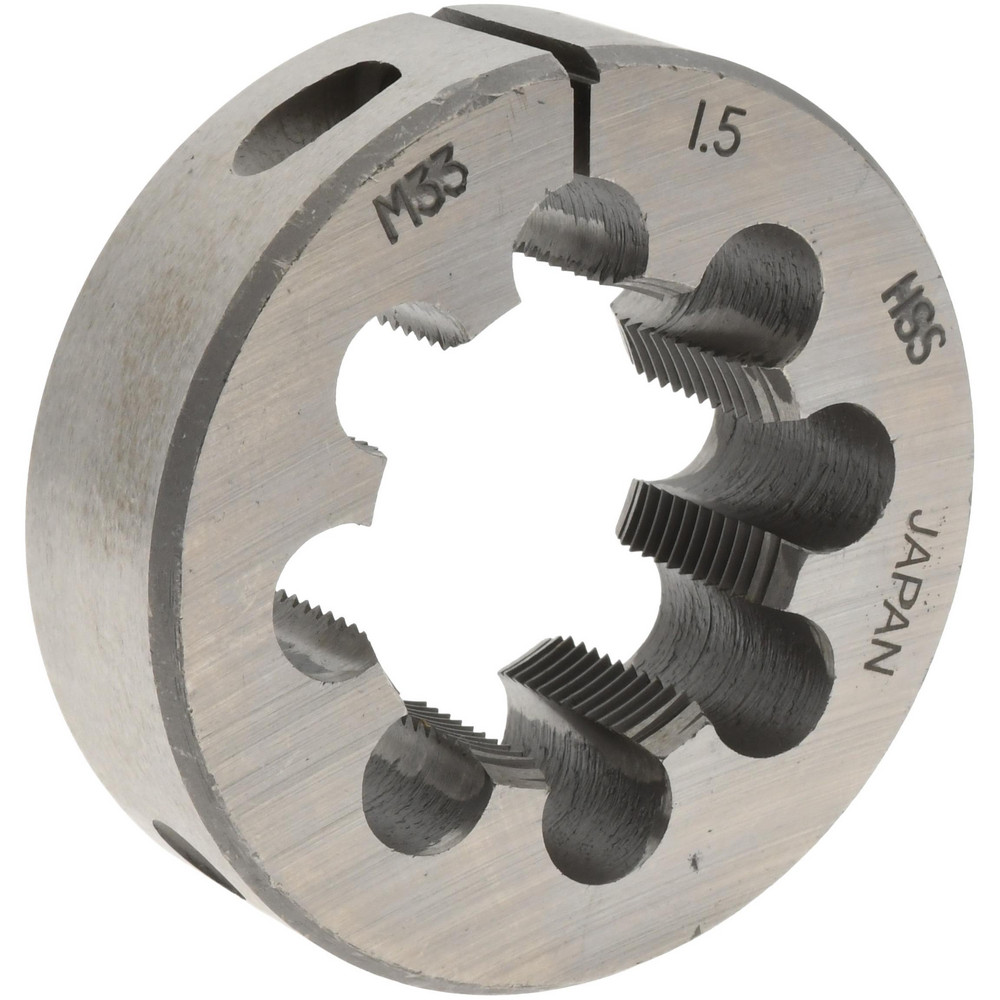 Round Die: M33x1.5, High Speed Steel