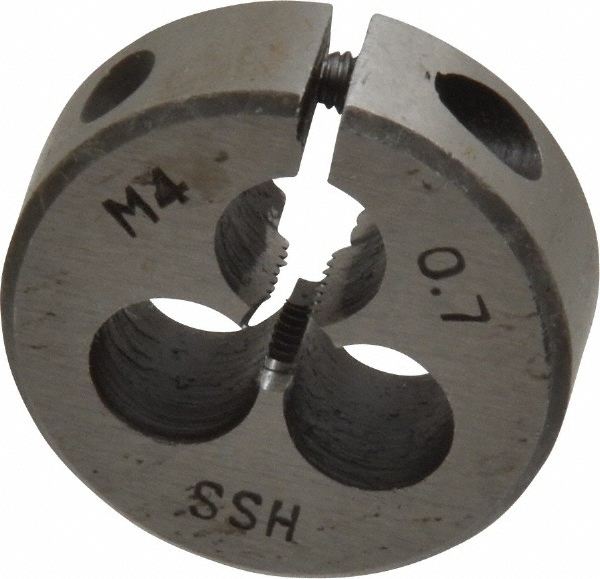 Value Collection 314-1628 Round Die: M4 x 0.7, 1" OD, High Speed Steel Image