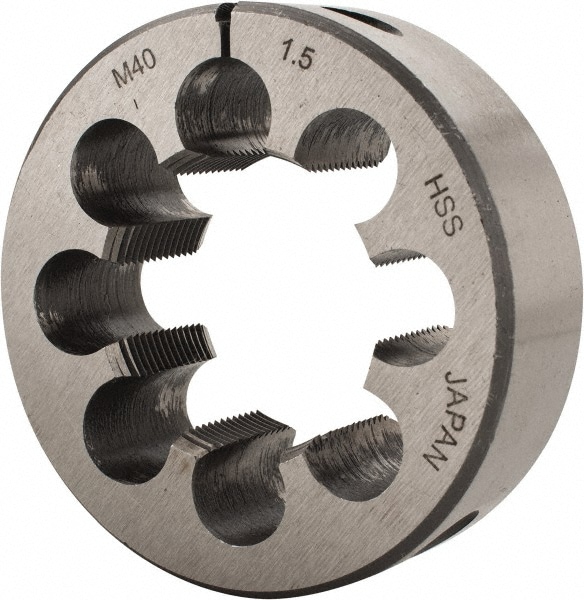 Value Collection 314-1955 Round Die: M40 x 1.5, 3" OD, High Speed Steel Image