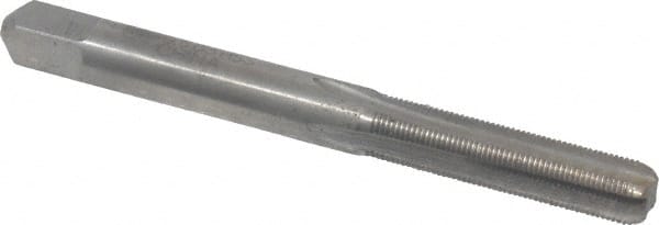 Large Shank Morse Cutting Tools 82160 American Standard Straight Pipe Thread Taps Bright Finish 3/8-18 Size 4 Flutes High-Speed Steel 