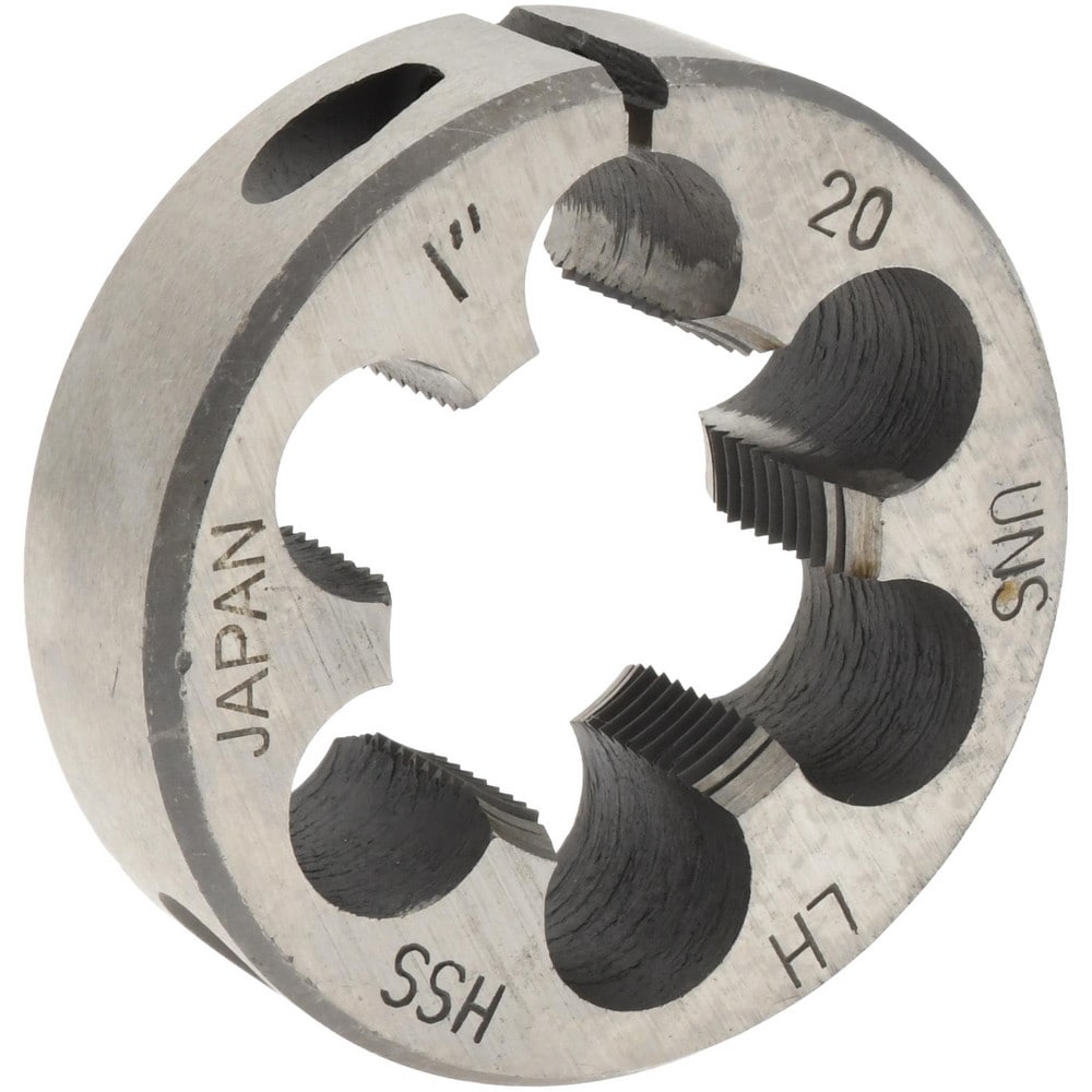 Round Die: 1-20, 2" OD, High Speed Steel