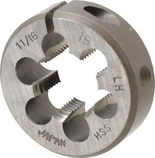 BSP Parallel 3//8/" X 19 RH HSS OD 1 1//2/" split screw adjustable Die button