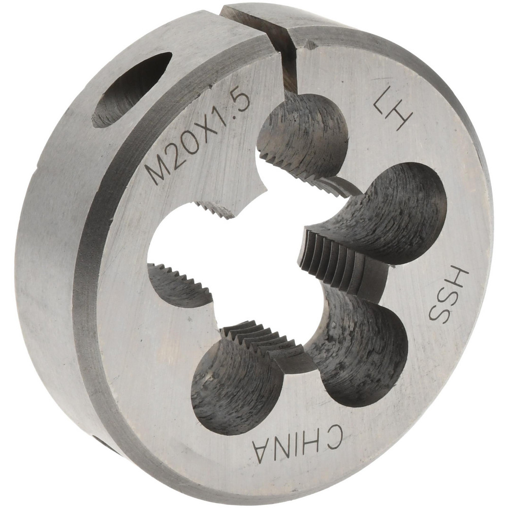 Round Die: M20x1.5, 2" OD, High Speed Steel