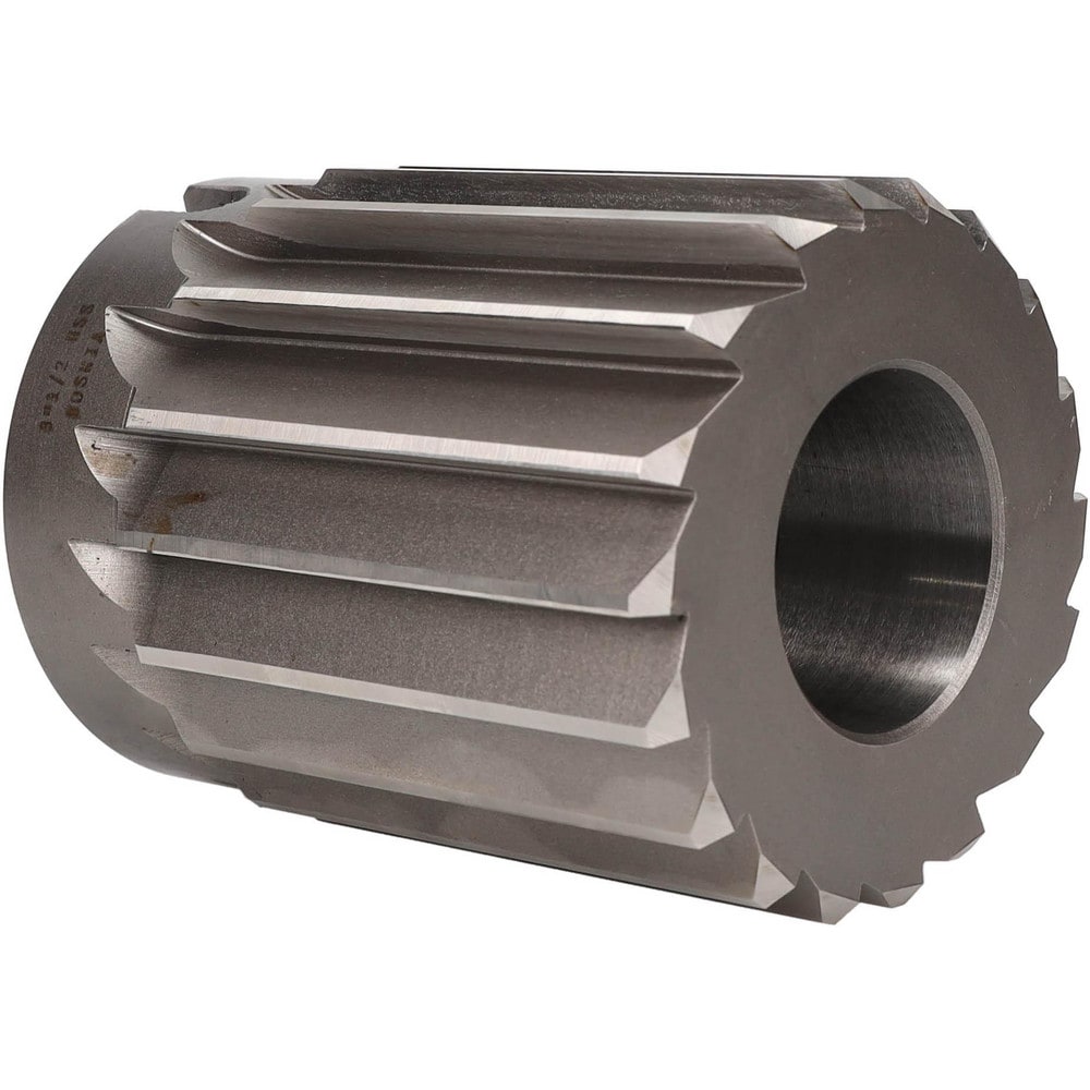 Straight Shell Reamer: 3-1/2" Dia, 4-1/2" OAL