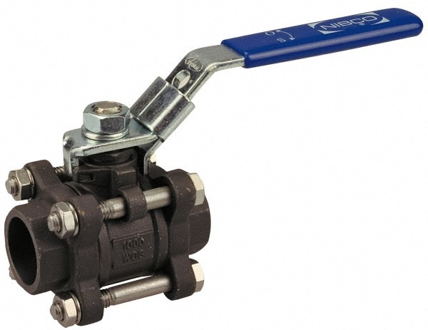 Standard Manual Ball Valve: 3/4" Pipe, Full Port