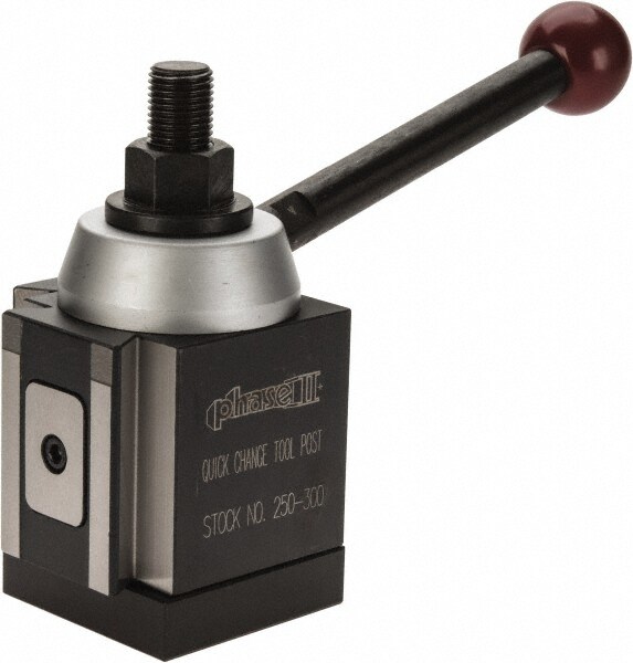 13 to 18 Inch Lathe Swing, Piston Type Quick Change Tool Post