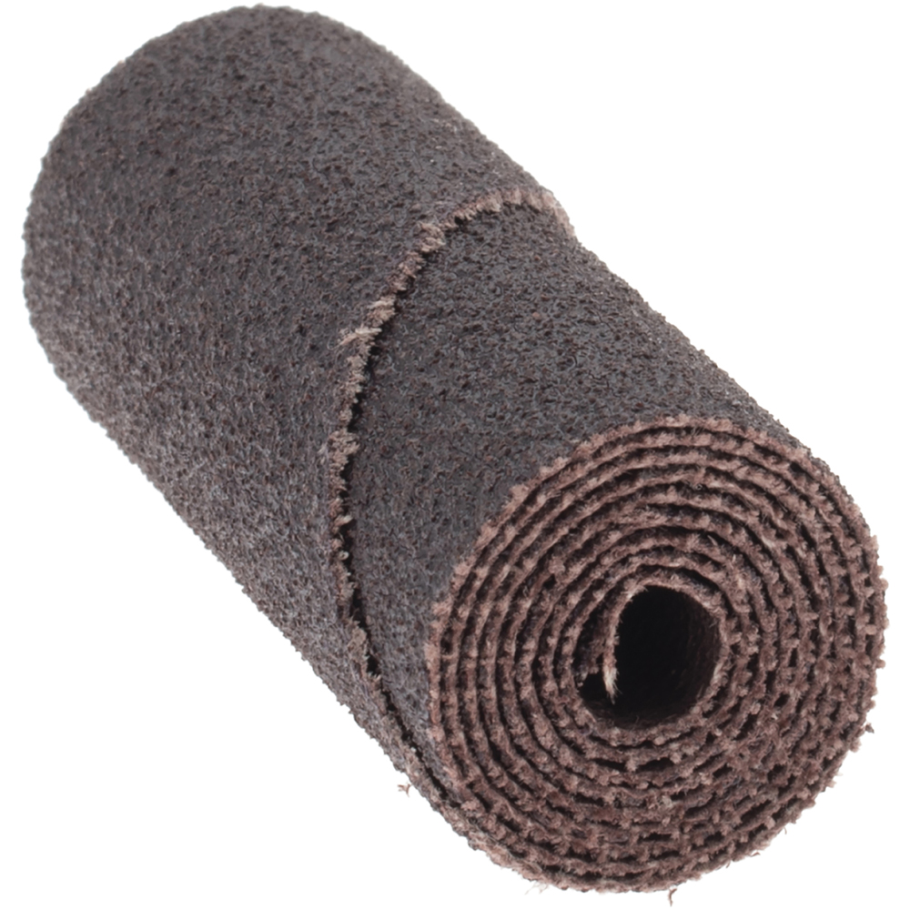 Merit Abrasives 3/4" Max Roll Diam x 2" OAL, 80 Grit Aluminum Oxide