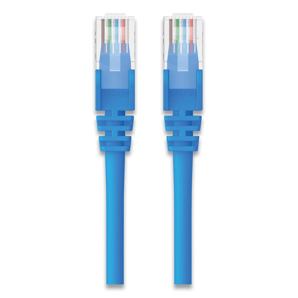 Belkin - CAT6 UTP Computer Patch Cable, 7 ft, Blue | MSC Direct