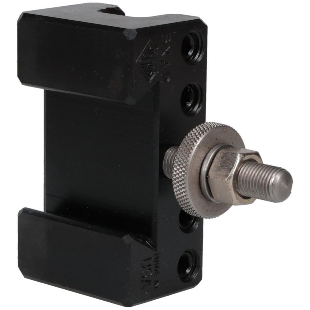 Aloris Lathe Tool Post Holder: Series BXA, #2, Boring, Turning & Facing - 10 to 15" Lathe Swing, 1-3/4" OAH, 3" OAL, 5/8" Max Tool Bit | Part #BXA-2