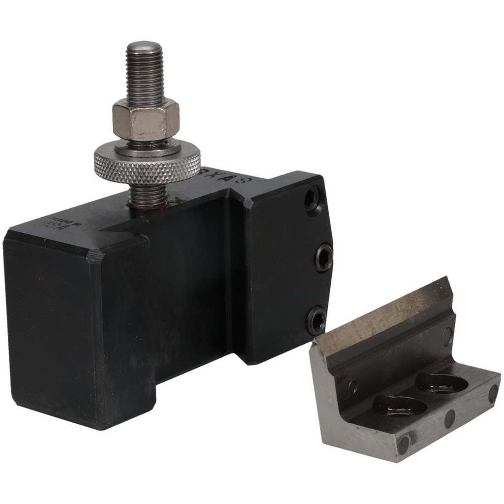 Aloris Lathe Tool Post Holder: Series BXA, #8, Threading Tool - 10 to 15" Lathe Swing, 1-3/4" OAH | Part #BXA-8