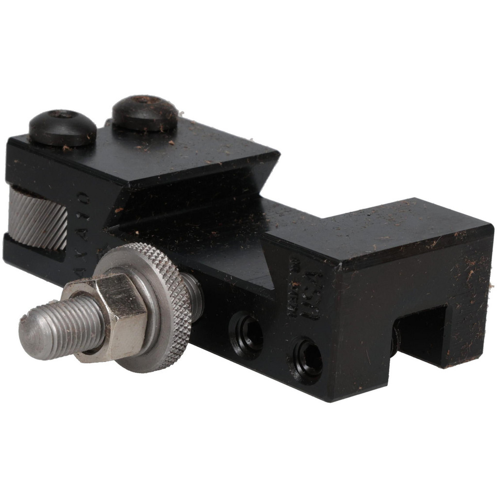 Aloris Lathe Tool Post Holder: Series AXA, #10, Knurling, Turning & Facing - 12" & Under Lathe Swing, 1-9/16" OAH, 2-1/2" Max Tool Bit | Part #AXA-10