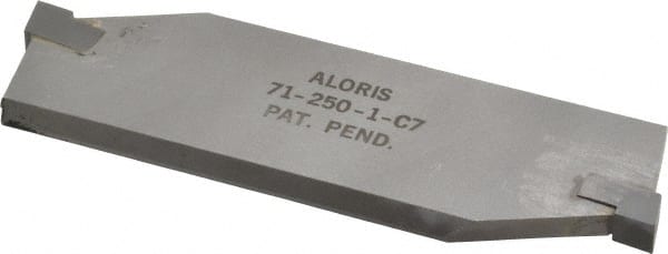 Aloris 71-250-1 C7 Cutoff Blade: Reversible, 1/4" Wide, 1-1/2" High, 4-1/4" Long 