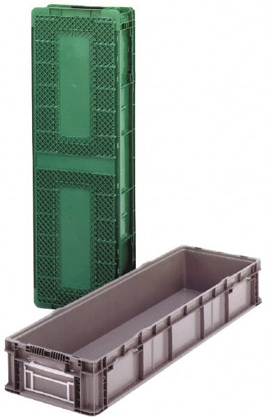 Orbis NXO3215-7 GRAY Polyethylene Storage Tote: 40 lb Capacity 