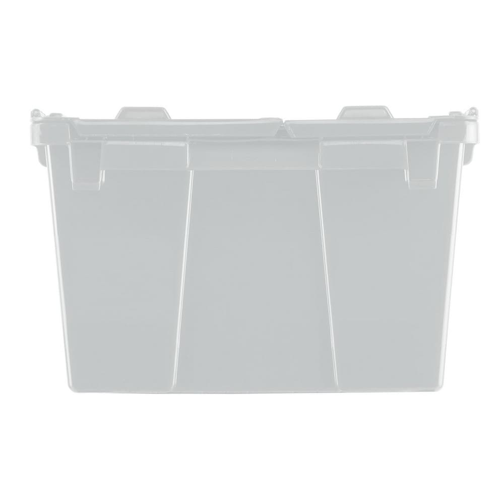 Orbis FP06 Clear Attached Lid Container, Clear, Solid, HDPE