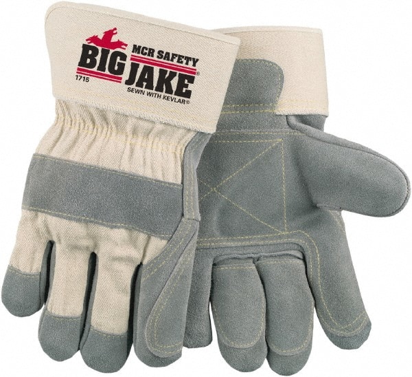 Cut-Resistant Gloves: Size XL, Leather
