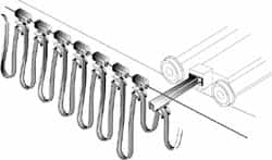 Hubbell Workplace Solutions WRR-05-07 39 Ft. Long x 0.6 to 0.94 Inch Diameter, Wire Rope Travel Round Cable Festoon Kit 